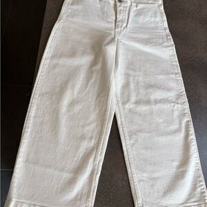 Banana Republic White Ankle & Cropped Jeans